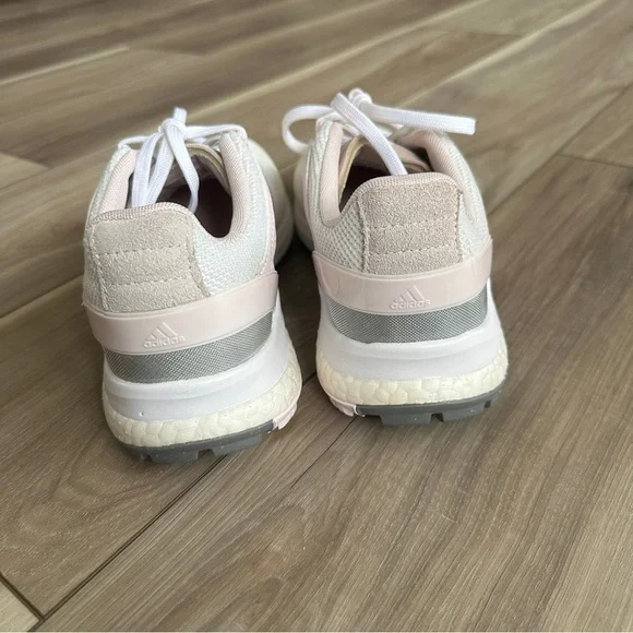 adidas Women’s EQT Spikeless Golf Shoes 7.5 Cloud White / Pink / Grey - Picture 8 of 15